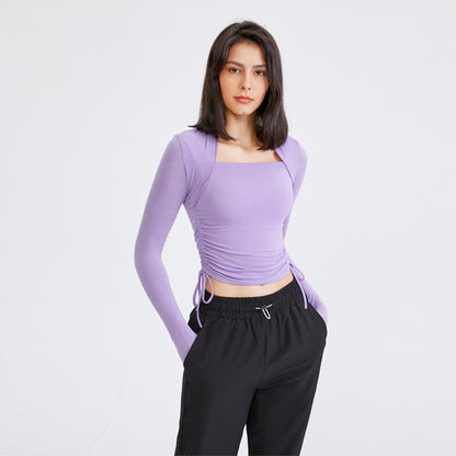 Women's Elastic Workout Top