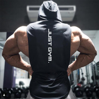 Men's Hooded Fitness Vest - Loose Fit