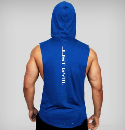 Men's Hooded Fitness Vest - Loose Fit