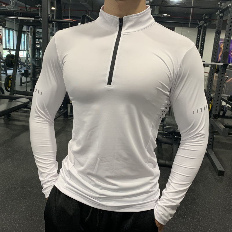 Half-Zip Fitness Long Sleeve for Men