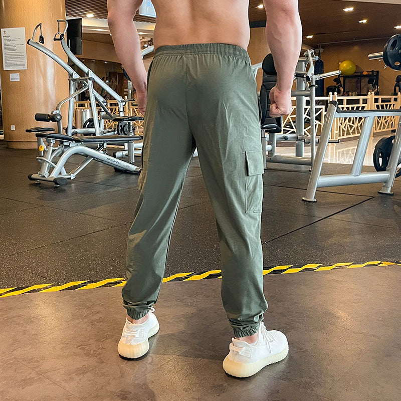 Slim Fit Fitness Training Pants For Men